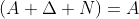 (A \Delta N)=A