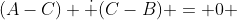 (A-C) \dot (C-B) = 0 