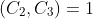 (C_2,C_3)=1