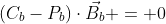 (C_b-P_b)\cdot\vec{B_b} = 0
