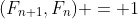 (F_{n+1},F_n) = 1