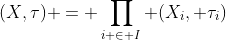 (X,\tau) = \prod_{i \in I} (X_i, \tau_i)
