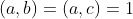 (a,b)=(a,c)=1