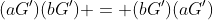 (aG')(bG') = (bG')(aG')