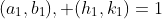 (a_{1},b_{1}), (h_{1},k_{1})=1