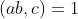 (ab,c)=1