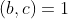 (b,c)=1