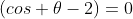 (cos \theta-2)=0