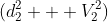 (d_2^2 + V_2^2)~sin^2(\theta) - 2V_1V_2d_1~sin(\theta) + (V_1^2d_1^2 - d_2^2) = 0