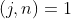 (j,n)=1