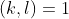 (k,l)=1