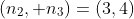 (n_{2}, n_{3})=(3,4)