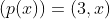 (p(x))=(3,x)