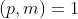 (p,m)=1