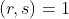 (r,s)=1