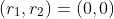 (r_1,r_2)=(0,0)
