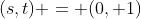 (s,t) = (0, 1)~\vee~(s,t)=\left(\frac12,\ 2\right)