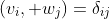 (v_i, w_j)=\delta_{ij}