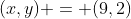 (x,y) = (9,2)