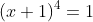 (x+1)^4=1