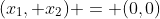 (x_1, x_2) = (0,0)