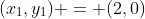 (x_1,y_1) = (2,0)