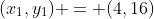 (x_1,y_1) = (4,16)