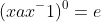 (xax^-1)^0=e