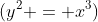 (y^2 = x^3)