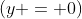 (y = 0)