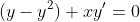 (y-y^2)+xy'=0
