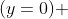 (y=0) 