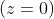 (z=0)