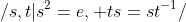 /{s,t|s^2=e, ts=st^{-1}/}