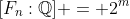 [F_n:\mathbb{Q}] = 2^m