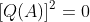 [Q(A)]^{2}=0