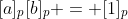 [a]_p[b]_p = [1]_p