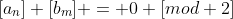 [a_n] [b_m] = 0 [mod 2]