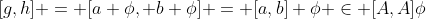 [g,h] = [a \phi, b \phi] = [a,b] \phi \in [A,A]\phi