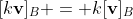 [k\bold{v}]_B = k[\bold{v}]_B