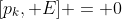 [p_k, E] = 0