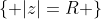\{ |z|=R \}