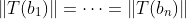 \|T(b_1)\|=\cdots=\|T(b_n)\|