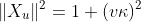 \|X_u\|^2=1+(v\kappa)^2