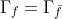 \Gamma_f=\Gamma_{\bar{f}}