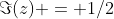 \Im(z) = 1/2