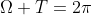 \Omega T={2\pi}