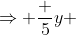 \Rightarrow \frac 5y ~\frac {dy}{dx} = -6x