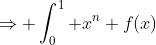 \Rightarrow \int_0^1 x^n f(x)~dx - \int_0^1 x^n g(x)~dx = 0
