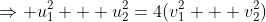 \Rightarrow u_1^2 + u_2^2=4(v_1^2 + v_2^2)